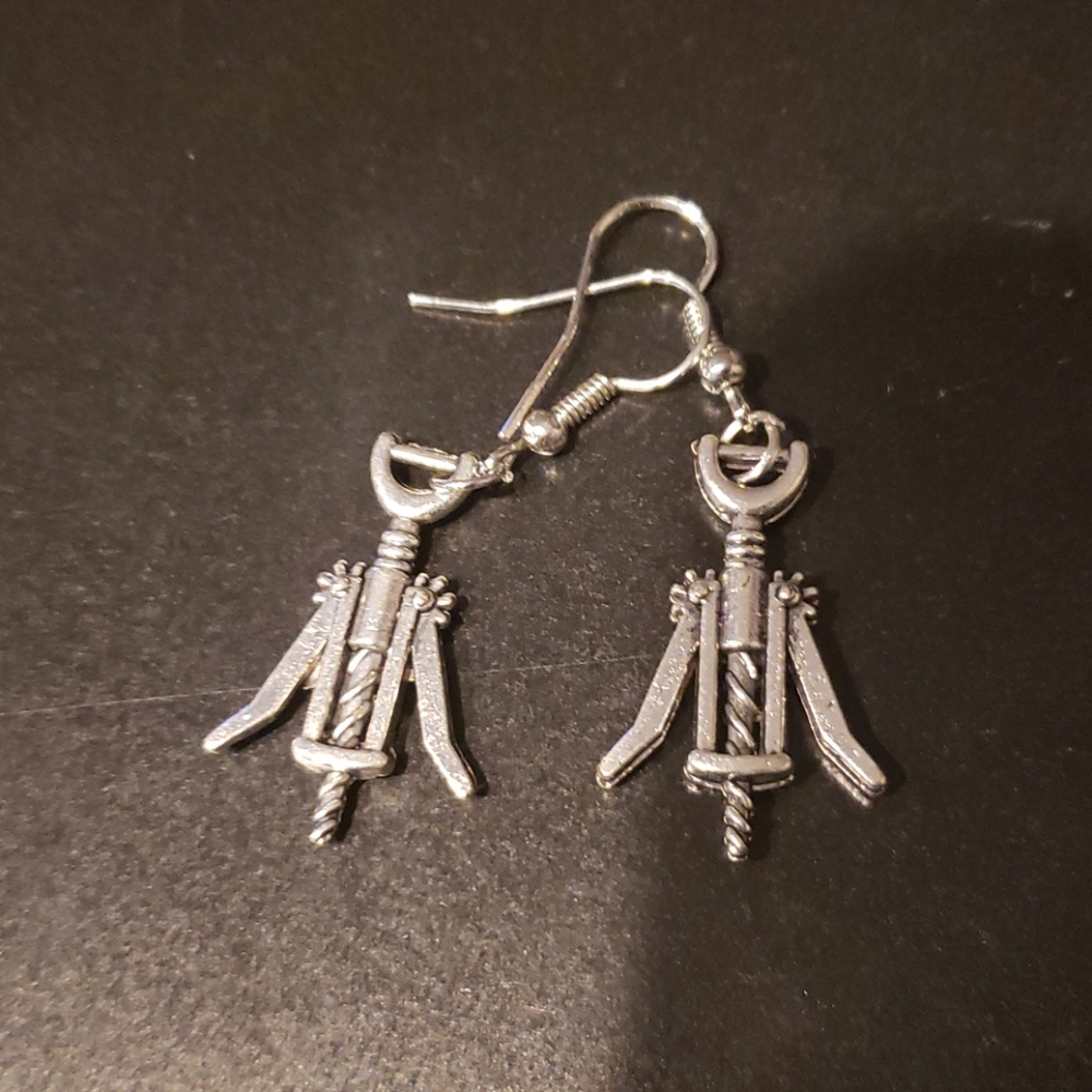 Corkscrew Dangling Earrings